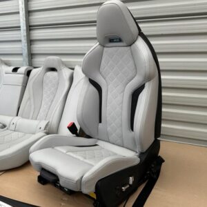 BMW M8 F93 G16 ARMCHAIRS SOFA TUNNEL SIDES MERINO SILVERSTONE ALCANTARA