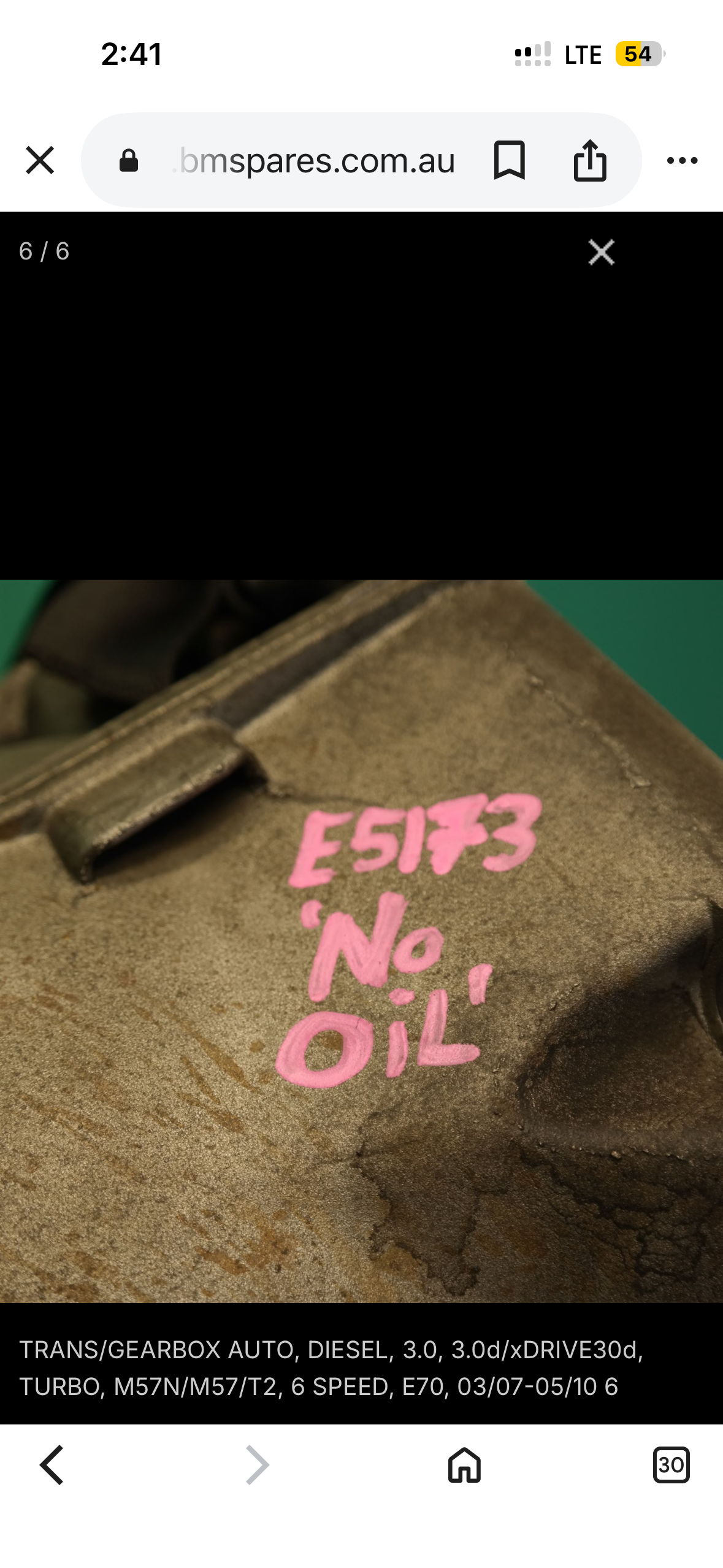 BMW E70 3.0d xDrive30d Automatic Transmission (6-Speed) – M57 Diesel - Image 5