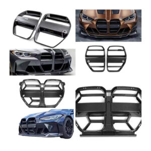 Dry Carbon Fiber Grille For BMW G80 G82 G83 M3 M4 2021+ Front Center Grill