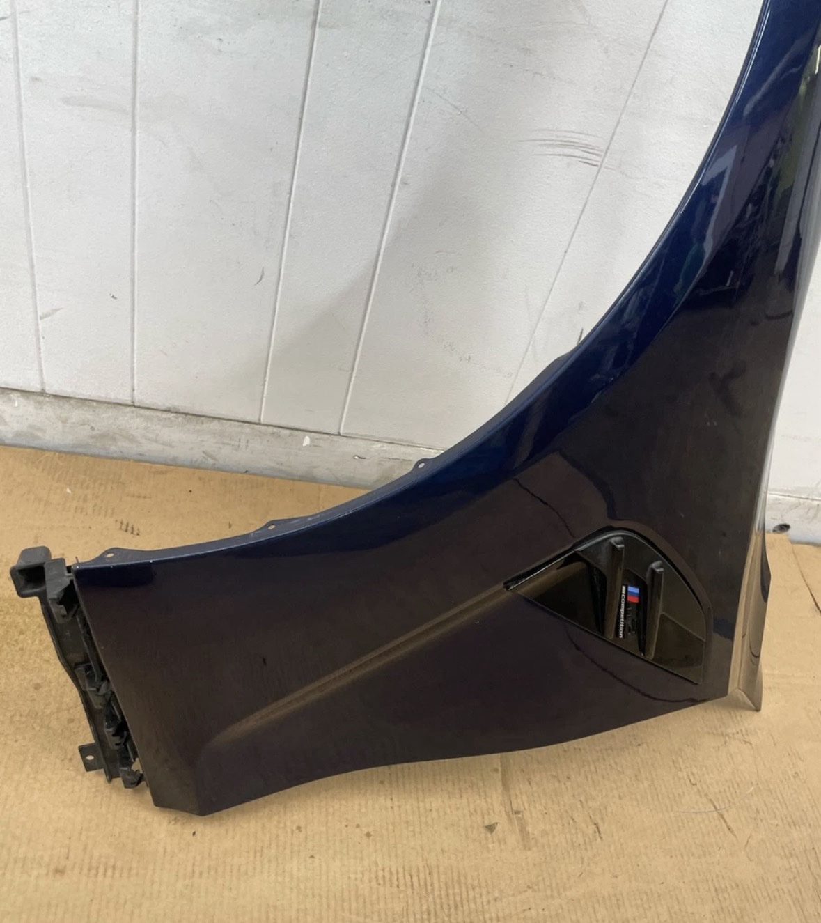 2021-2025 BMW M3 COMP G80 FRONT LEFT SIDE FENDER PANEL TANZANITE BLUE II ME C3Z - Image 2